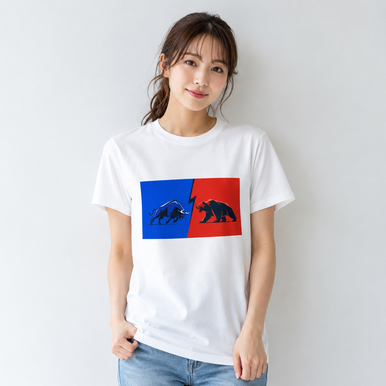 ブル＆ベア マーケットTシャツ