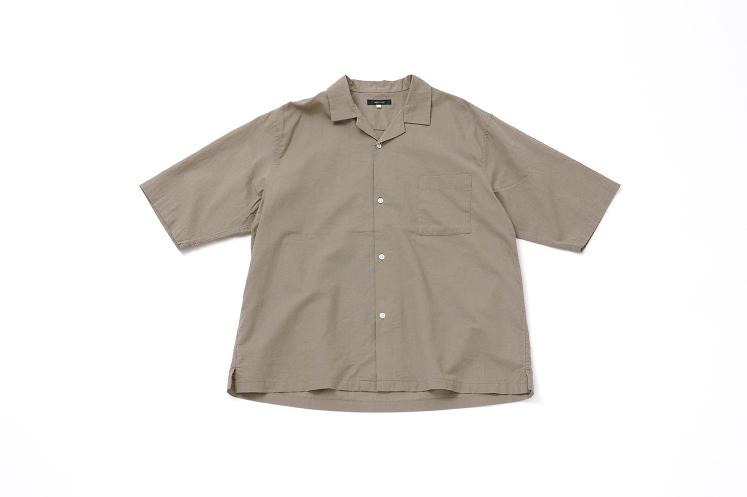 Market Shirt｜マーケットに向き合う日のコットンリネンシャツ