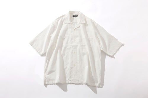 Market Shirt｜マーケットに向き合う日のコットンリネンシャツ